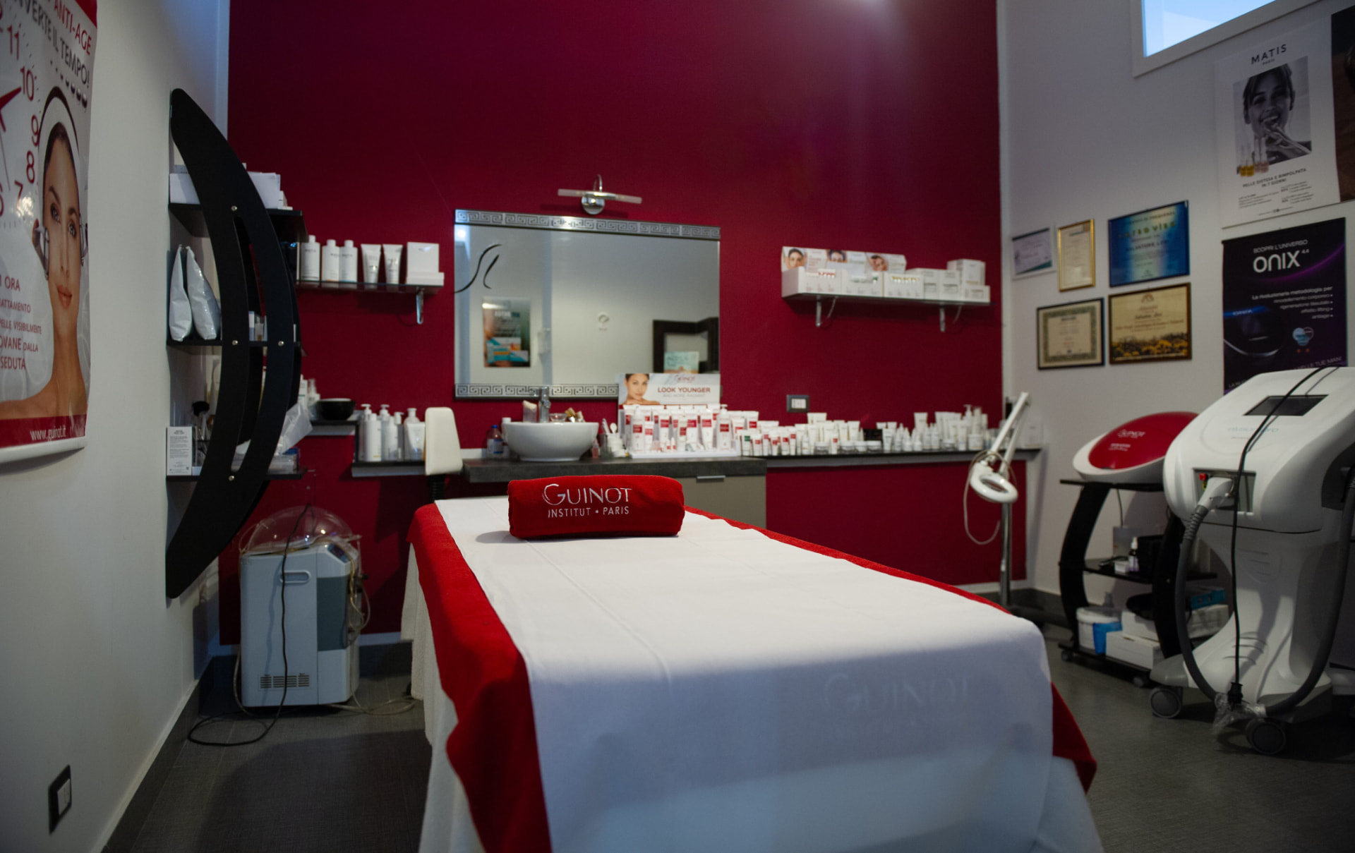 Cabina viso Guinot del centro Visage Beauty Luxury