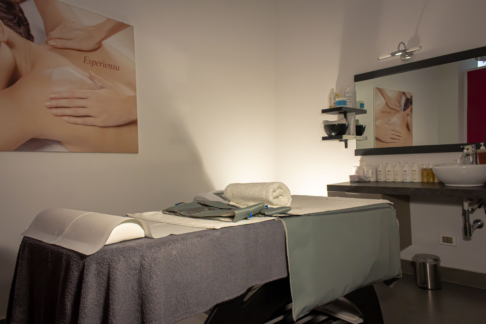 Cabina pressoterapia del centro Visage Beauty Luxury